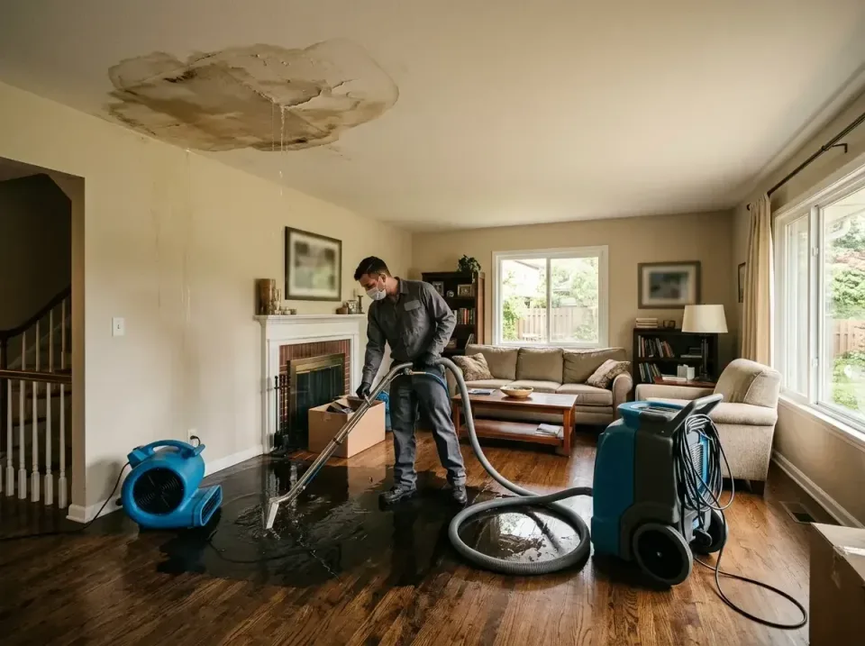 attic-pipe-burst-ceiling-drip-008 — frequently asked questions, Water Damage Restoration & Carpet Care in Tipton, CA